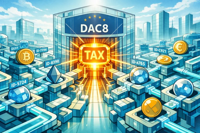 Последний закон ЕС о налогообложении криптовалюты «Директива DAC8» вступит в силу в первый день Нового года, приняв систему отчетности ОЭСР по криптовалютным активам для борьбы с уклонением от уплаты налогов.