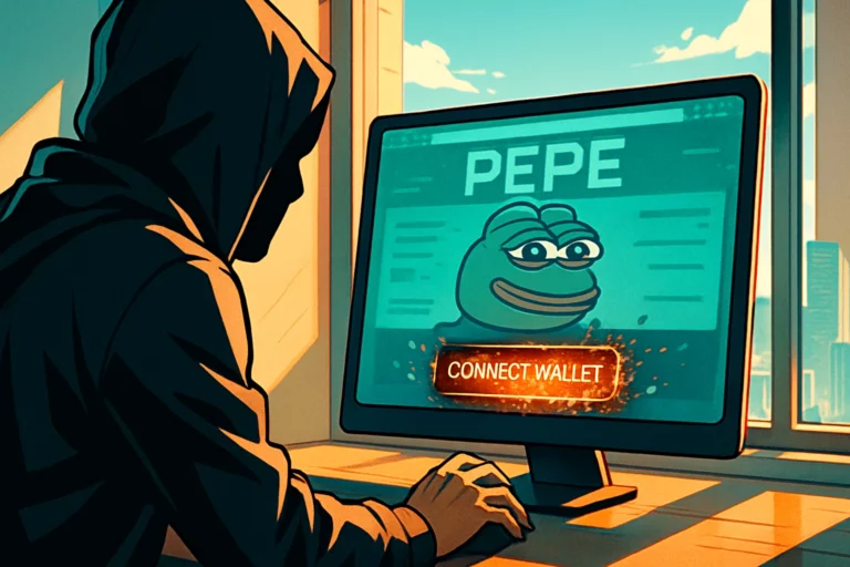 Le site officiel de la monnaie meme Pepe the Frog $PEPE a été piraté! Le code malveillant 